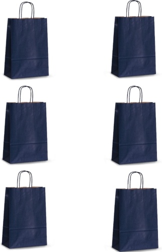 Крафт-пакет Navi Gift 18268 крафт-бумага 27 см 6 шт