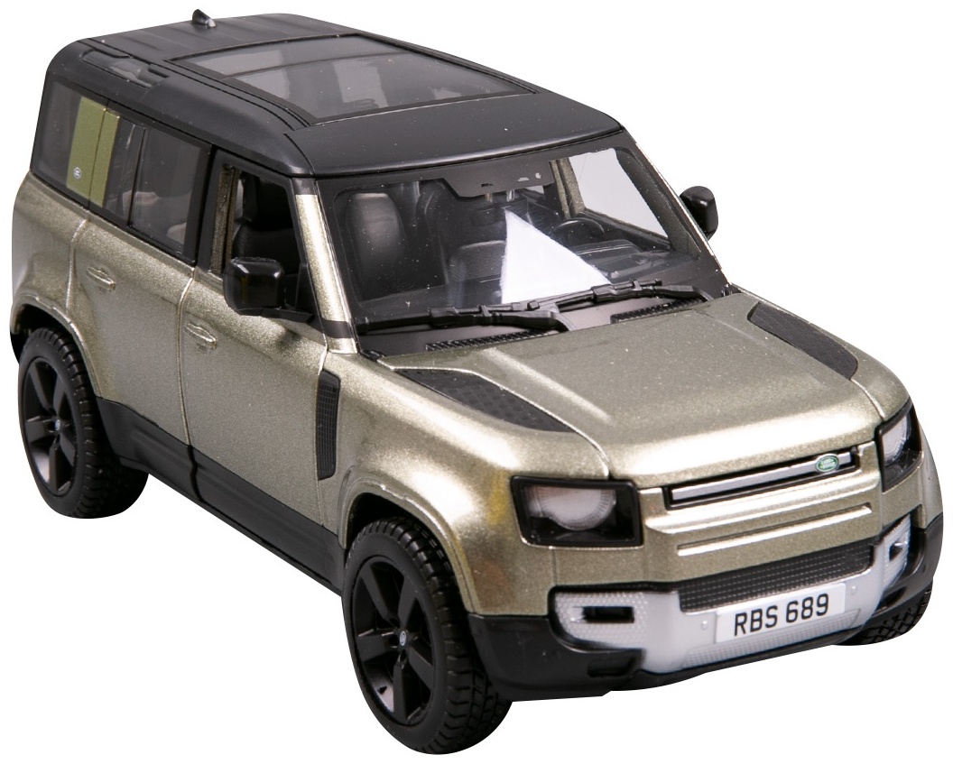 NEUF BBURAGO 1:47 Land Rover Defender 110 Moulé Modèle Voiture - Blanc