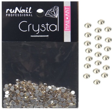 RuNail Professional стразы шампань, 2,3 мм 1 шт