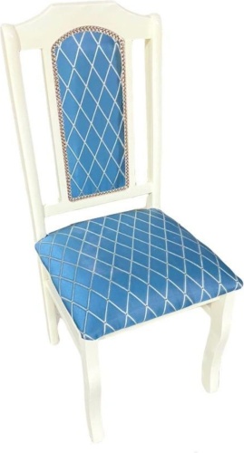 Стул Adell Депутат, 97x41x45 см, бежевый, синий