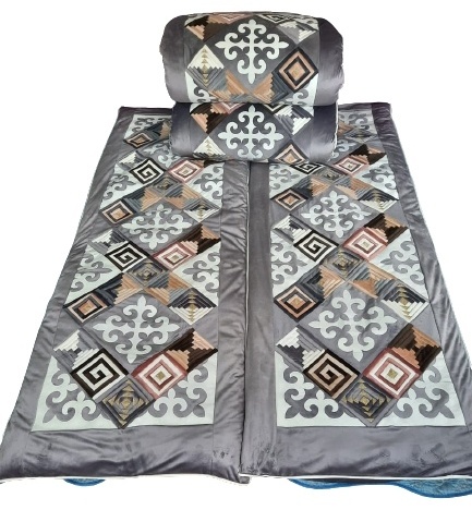 Саркыт кыз жасауы корпе 220x80 см, вата, серый