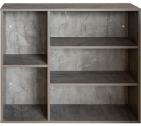 Полка Пинскдрев LUNA 049.601, 94х25x80 см, серый