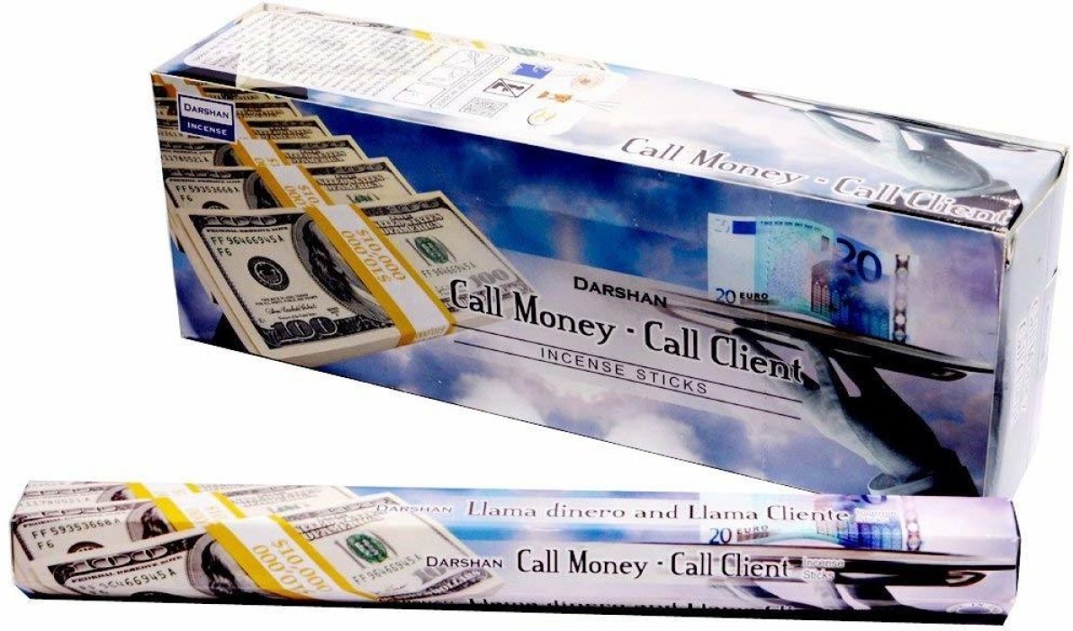 Darshan благовония палочки Call Money - Call Client 20 шт