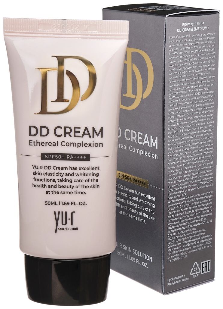 Yu.R Ethereal Complexion SPF50+ DD крем Medium 50 мл