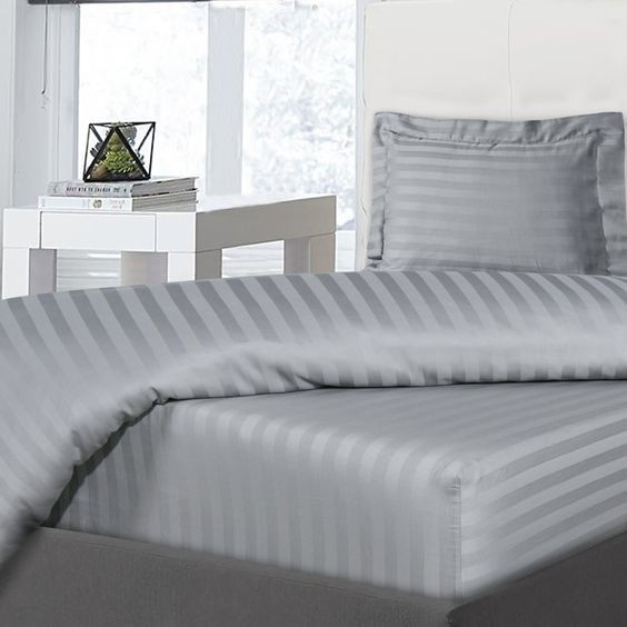 Простыня Aline Home Breathe 160x200, страйп-сатин