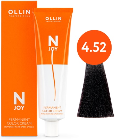 Ollin Professional N-JOY 4.52 крем-краска 100 мл