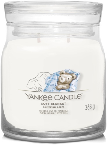 Ароматическая свеча Yankee Candle Signature SOFT BLANKET 1701387E 4 см, 1 шт