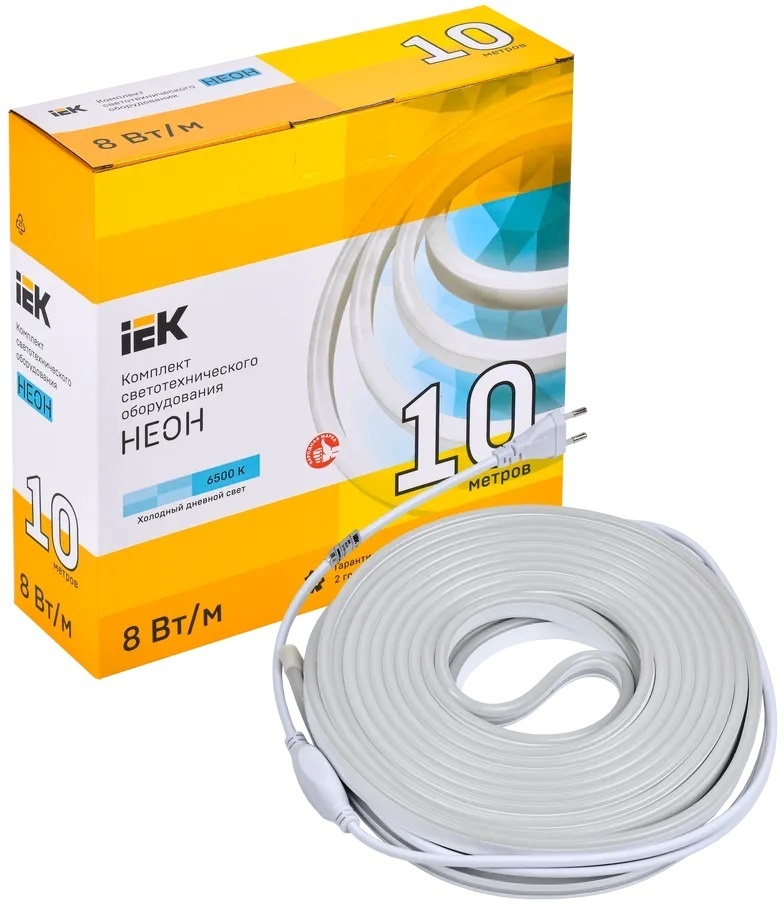 Светодиодная лента IEK белый 10 м