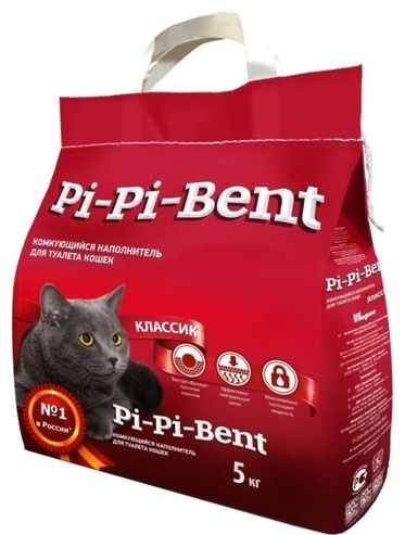 Купить Наполнитель Pi-Pi-Bent комкующийся классик 5 кг в Алматы ...