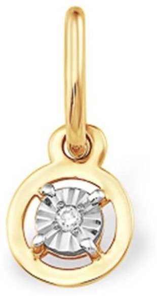 Подвеска kari jewelry b2301320 вес 0.39 г золото, бриллиант