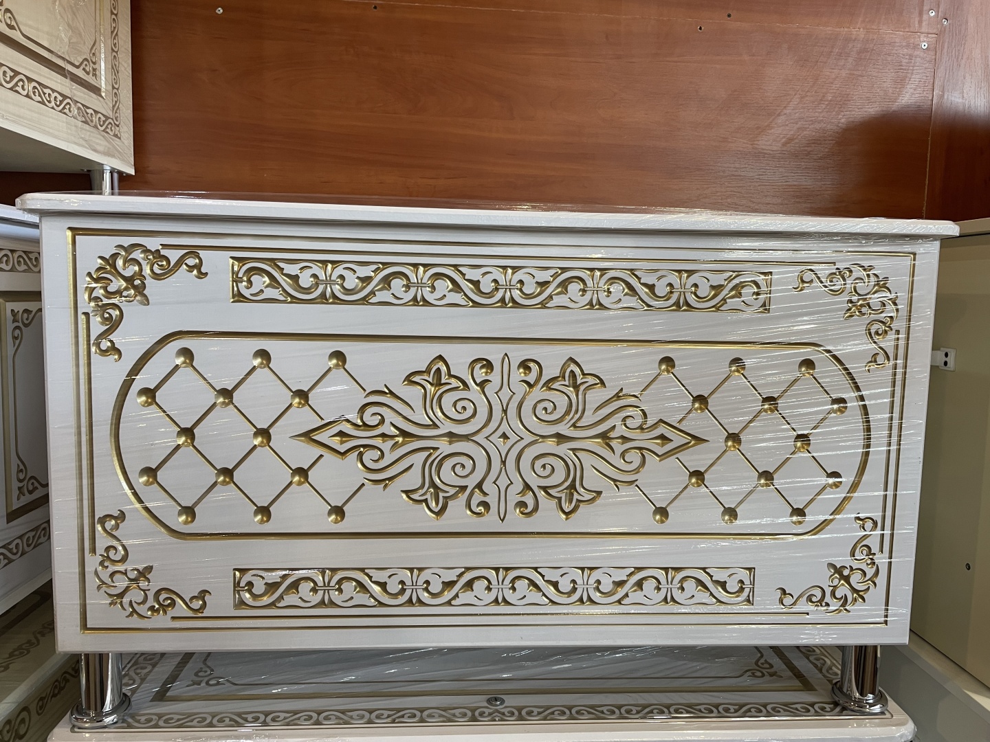 Сундук 621689 белый, бежевый 105 л