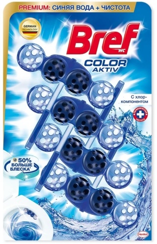 Гигиенический блок Bref Color Aktiv c хлор-компонентом