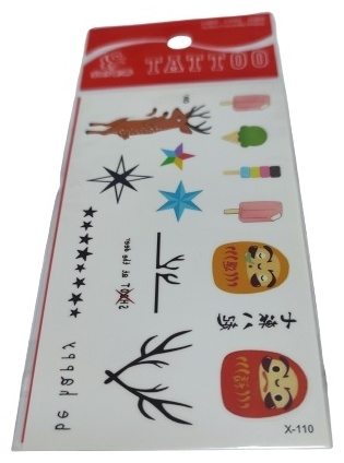 Переводное тату TATTOO 1 шт 106 см