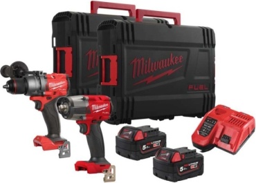 Набор аккумуляторных электроинструментов Milwaukee M18 FPP2F3-502X 2 в 1