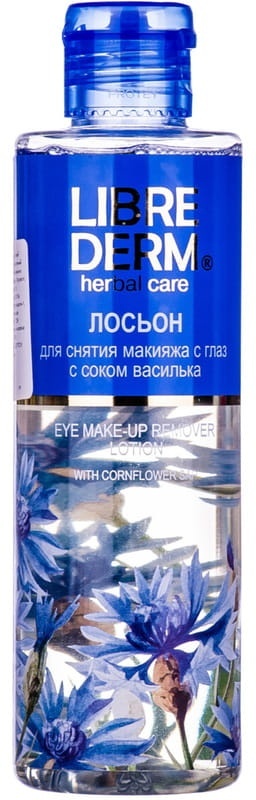 Librederm Herbal Сare с соком василька лосьон для снятия макияжа 200 мл