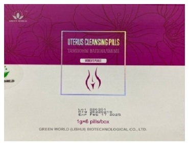 Green World тампоны Uterus Cleansing Pills 6 шт