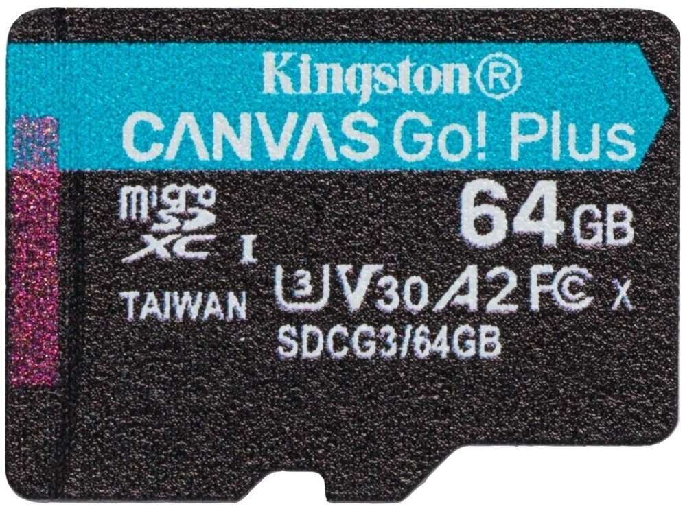 Карта памяти Kingston microSDXC Canvas Go Plus SDCG3/64GBSP 64 Гб