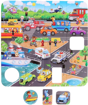 Puzzle Time Городские приключения 9315420 18 деталей