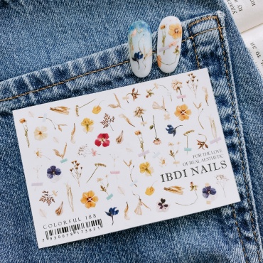 IBDI Nails слайдеры COLORFUL 188 1 шт