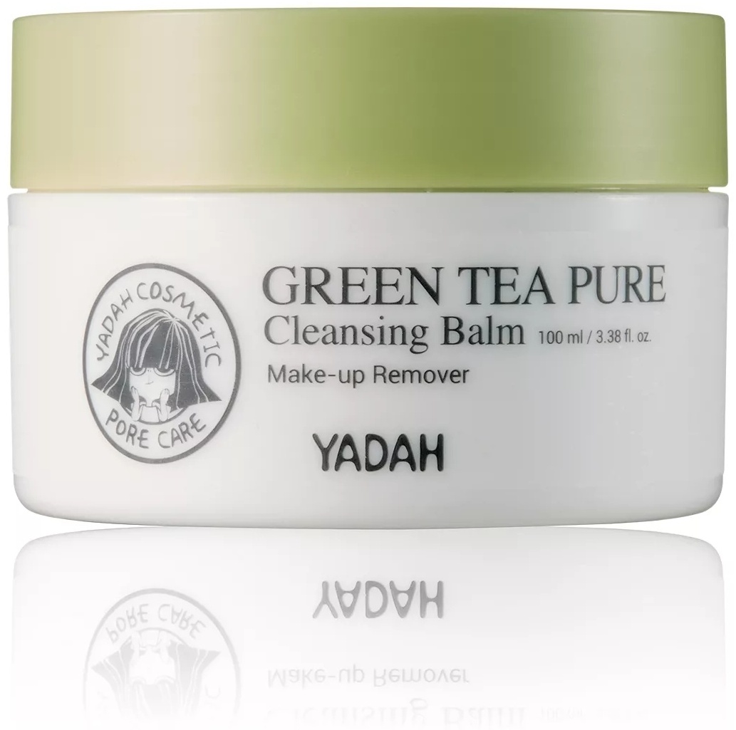 Yadah green tea pure. Очищающий бальзам для лица. Yadah Pure Green. Yadah Green Tea. Бальзам для лица для снятия макияжа.