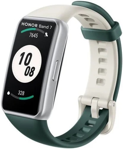 Купить Смарт-часы HONOR Band 7 серебристый-зеленый в Алматы – Магазин ...