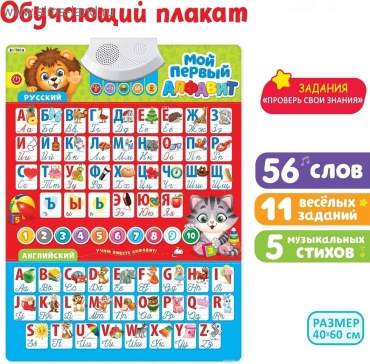Плакат Zabiaka Мой первый алфавит