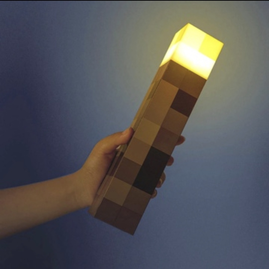 Купить Ночник факел майнкрафт (Minecraft) 5458, пластик в Алматы ...