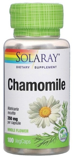 Solaray БАД Chamomile 350 mg 100 капсул