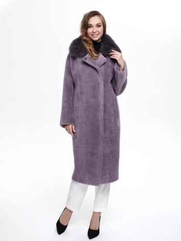 Пальто LIARA MODA сиреневый