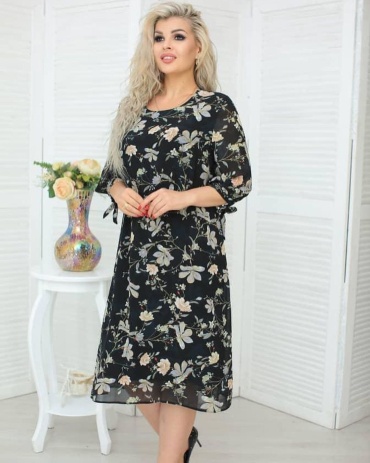Повседневное платье She's черный