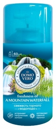 DOMOVERO сменный баллон Свежесть Горного Водопада 250 мл