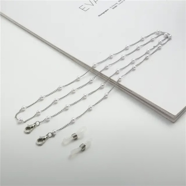 Шнурок для очков OK Style серебристый 70 см