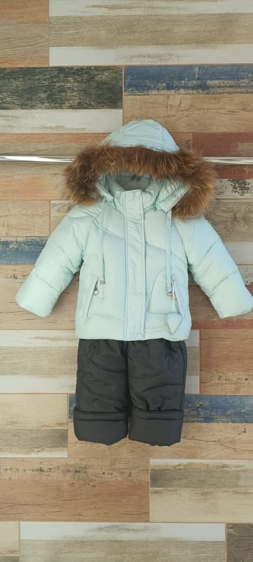 Комплект с комбинезоном Lebo Junior голубой