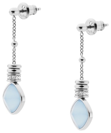 Серьги FOSSIL бижутерный сплав, стекло