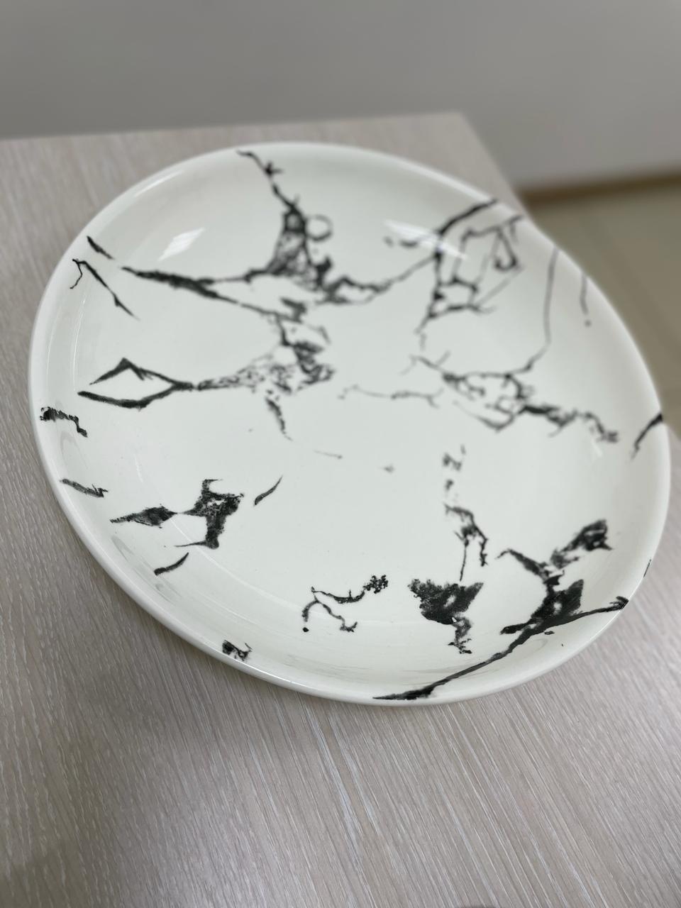 Сервировочная тарелка 31x31 см, 1 шт, керамика