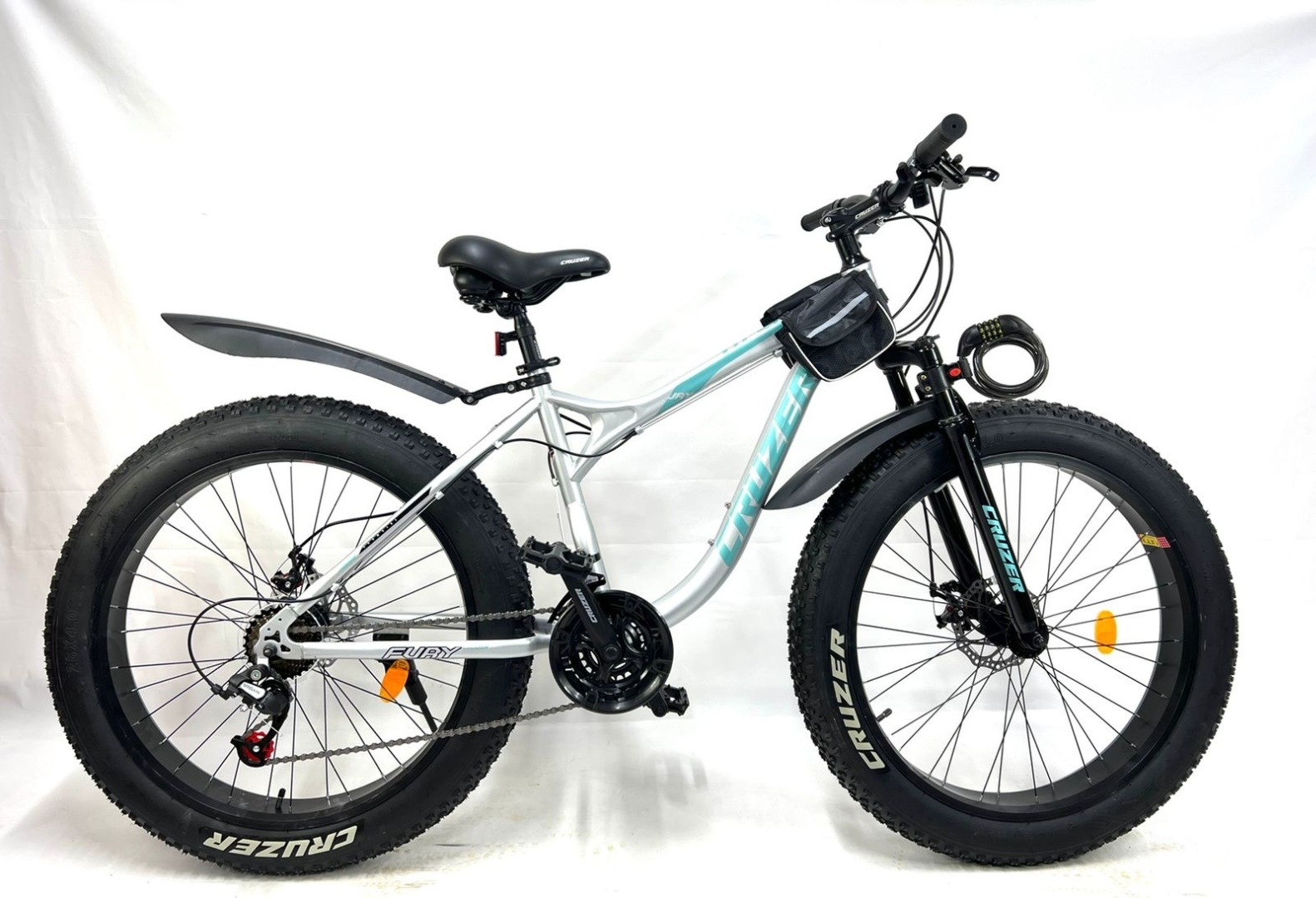 Купить Велосипед Cruzer CRUZER-Fatbike 26 2022 17 дюймов серебристый в ...