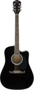 Гитара акустическая Fender FA-125CE Walnut Fingerboard черный