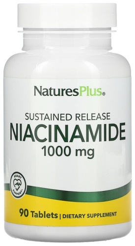 NaturesPlus витамин Niacinamide 1000 mg 90 таблеток