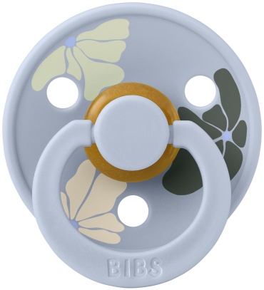 Пустышка BIBS Studio Colour Morning Bloom Dusty Blue 0+ месяцев, мультиколор