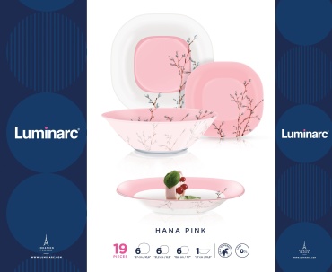 Сервиз на 6 персон Luminarc , предметов: 19, чайно-столовый, стекло