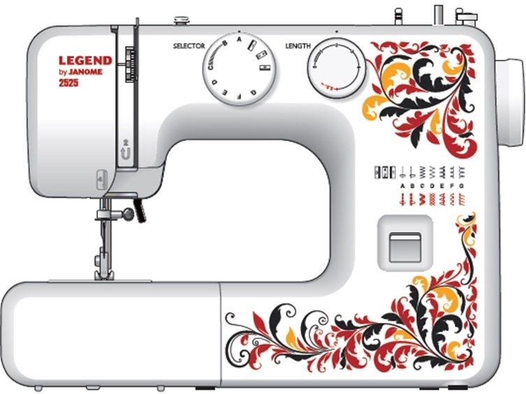 Швейная машина Janome 2525 белый