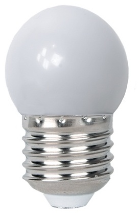 Jazzway 1W E27, светодиодная, теплый белый