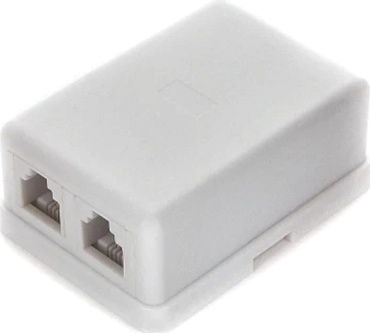 Телефонная розетка OK-2-RJ11W2M, бежевый