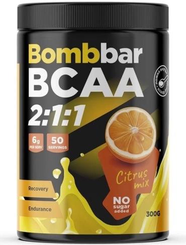 BombBar BCAA Апельсин 300 г