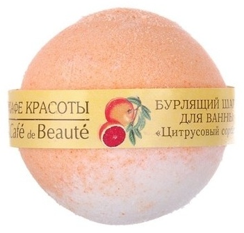 Кафе красоты Цитрусовый Сорбет бомбочка 120 г