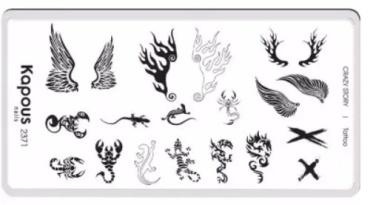 Kapous Nails пластины 2371 Tatoo
