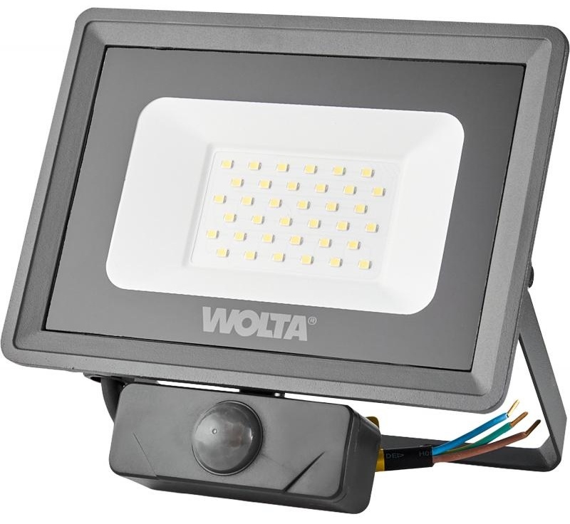 Прожектор на дуге крепления Wolta 30 Вт, холодный белый