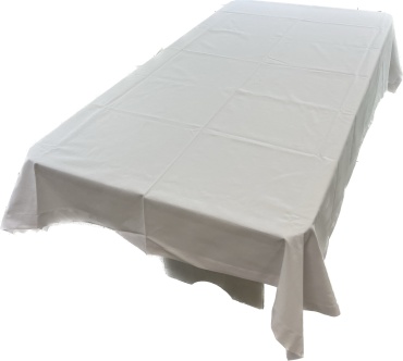 Скатерть Посуда в дом 250x140 см, дак, 1 шт