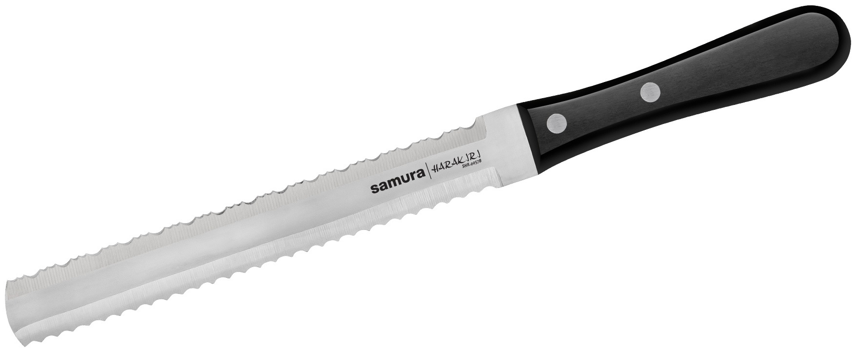 Нож для хлеба Samura SHR-0057B, лезвие: сталь 1 шт