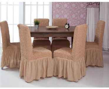 Ayat Textile чехол для стула 102232609 бежевый 50x60x50 см
